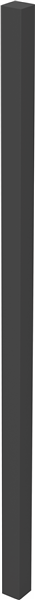 Aluminium Post -  50x50x2400mm