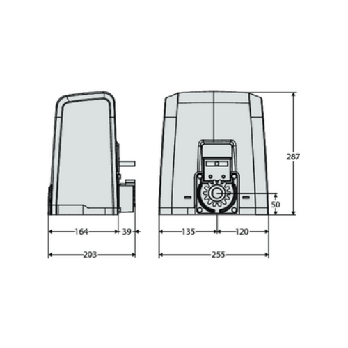 BFT Deimos BT A400 Sliding Gate Motor KIT (400KG Load)