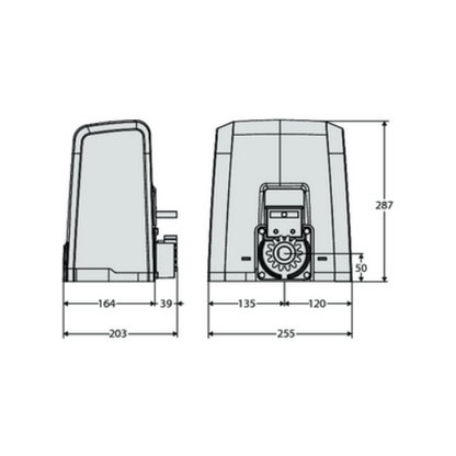 BFT Deimos BT A400 Sliding Gate Motor KIT (400KG Load)