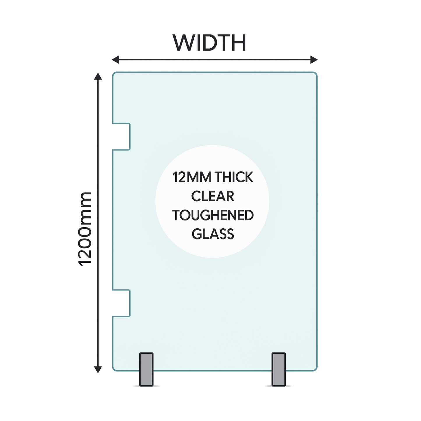 12mm Hinge Panel - Polaris Cut-Out