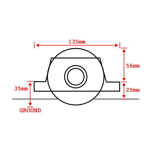 Internal Sliding Gate Wheels (U Groove)