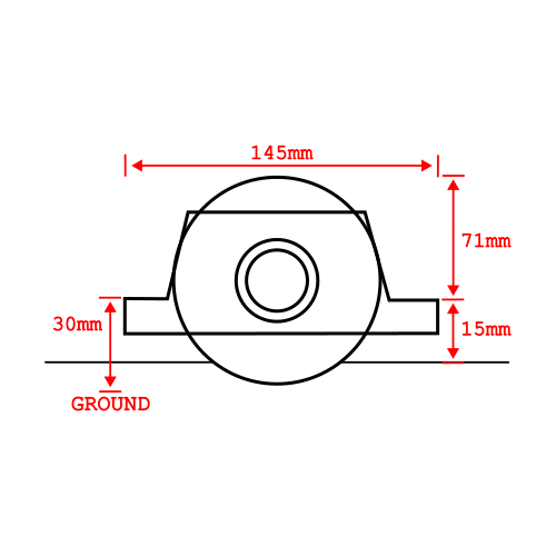 Internal Sliding Gate Wheels (U Groove)